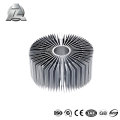 profil d&#39;extrusion en aluminium de radiateur rond de finition de moulin